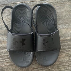 Under Armour Kids Black Slide Sandals